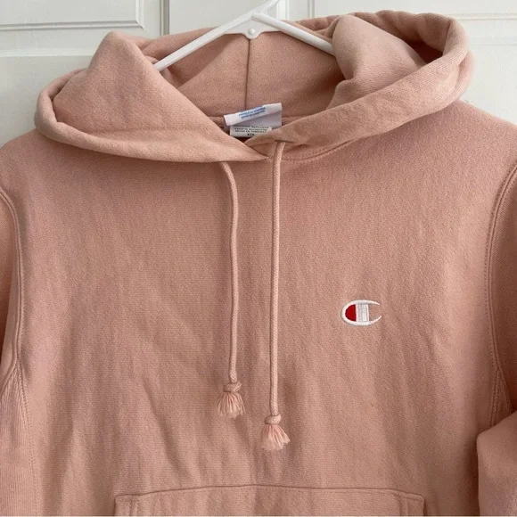 Champion Pink Fleece sweatshirt Hoodie Women’s Size XS - Picture 9 of 10